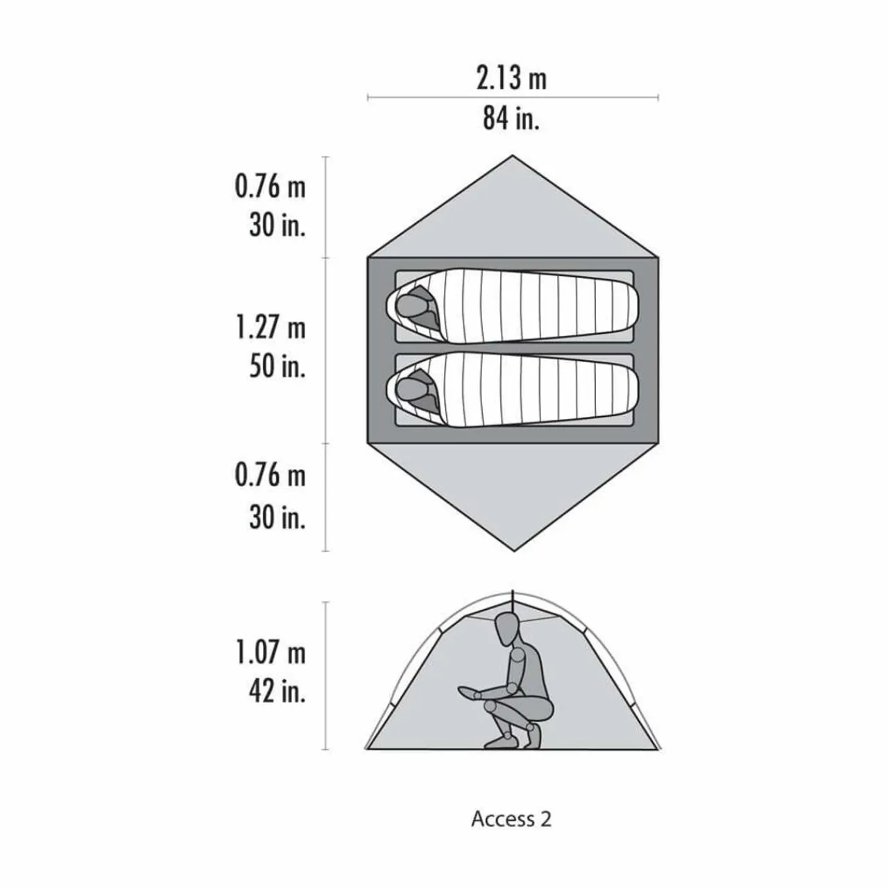 MSR Access 2 Tent