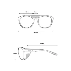 Bolle Adventurer Sunglasses - SOLACE4 Brown Gun Lens