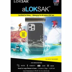 LokSak a 5 x 8 - Water/Air Tight bags - 2 pack