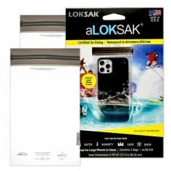 LokSak a 5 x 8 - Water/Air Tight bags - 2 pack