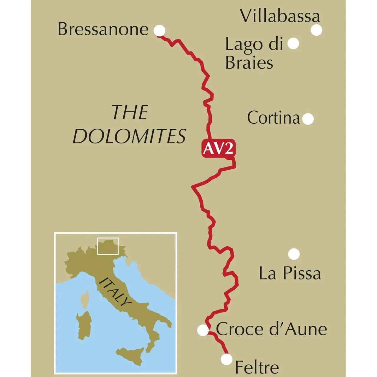 Cicerone Alta Via 2 - Trekking in the Dolomites