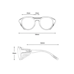 Bolle Ascender Sunglasses - SOLACE4 Brown Gun Lens