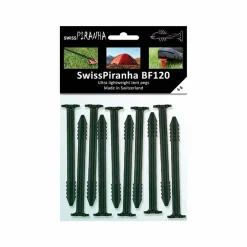 SwissPiranha BF120 Tent Pegs - 10 Pack