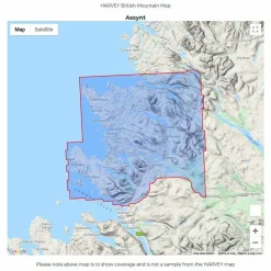 Harvey Maps British Mountain Map - Assynt & Coigach