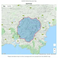 Harvey Maps British Mountain Map - Dartmoor