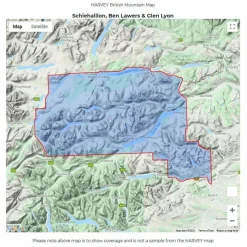 Harvey Maps British Mountain Map - Schiehallion