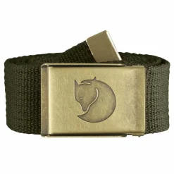 Women Fjallraven Canvas Brass Belt 4cm