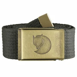 Women Fjallraven Canvas Brass Belt 4cm