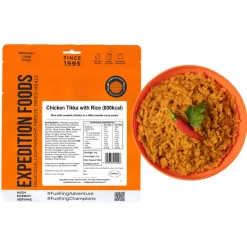 Expedition Foods Chicken Tikka with Rice (High Energy Serving)