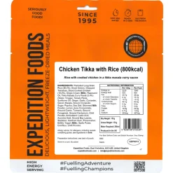 Expedition Foods Chicken Tikka with Rice (High Energy Serving)