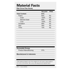 Rab Cirrus Flex Insulated Hoody - Past Season Colours