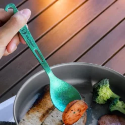 Snow Peak Coloured Titanium Bottle Opener Spork