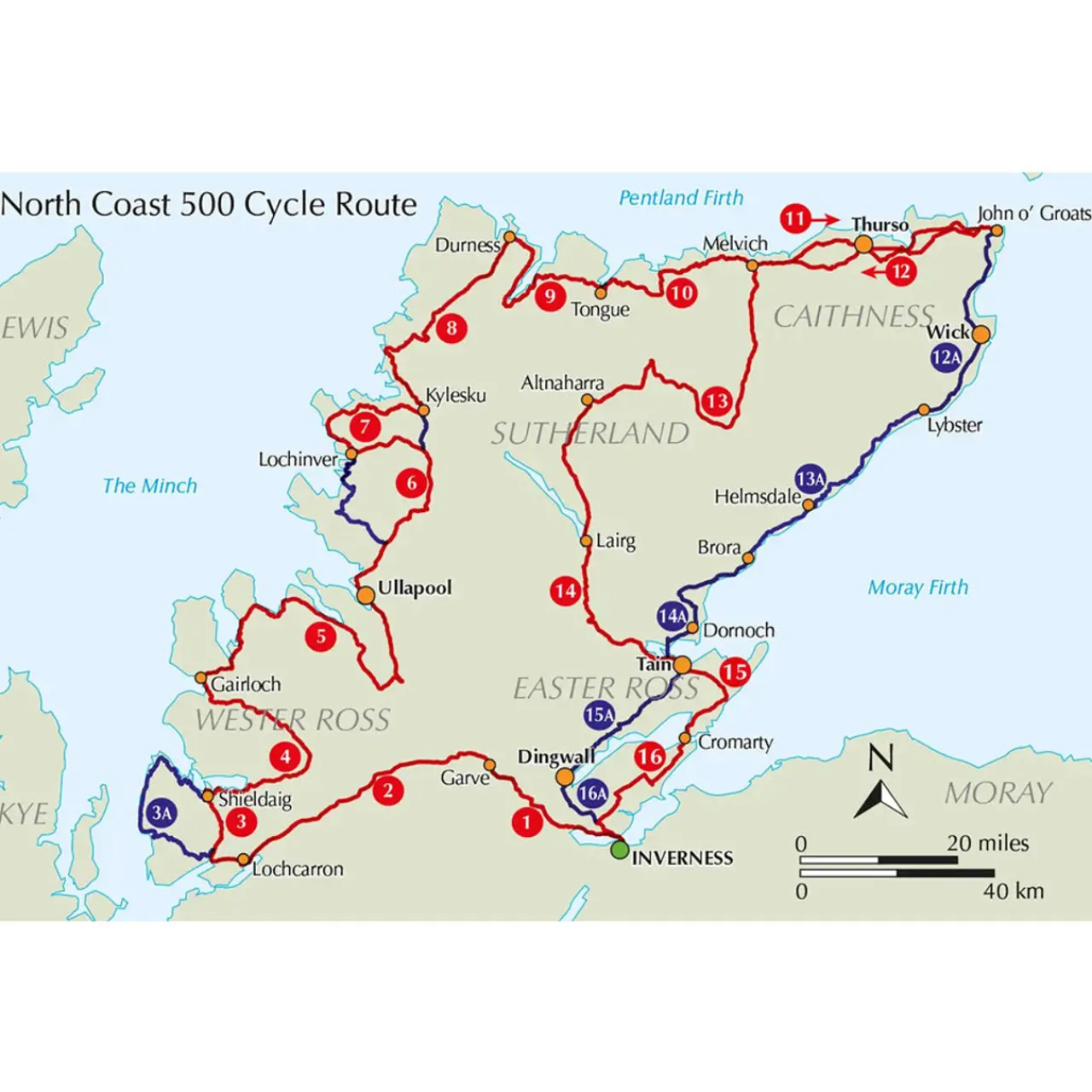 Cicerone Cycling the North Coast 500