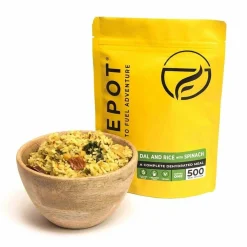 Firepot Dal and Rice with Spinach (Reg Serving)