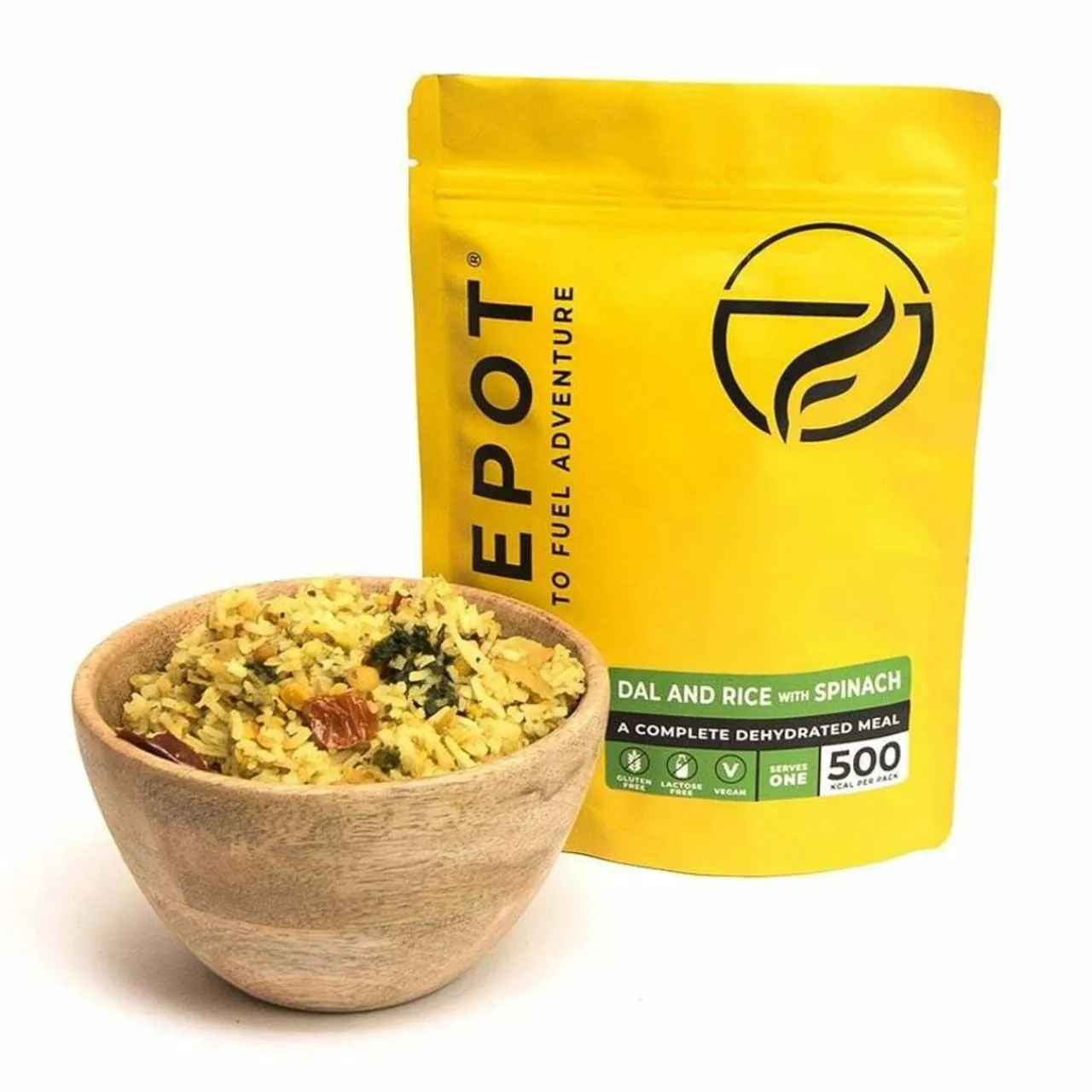 Firepot Dal and Rice with Spinach (Reg Serving)