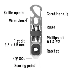 True Utility DoohicKey Ratchet Key Tool