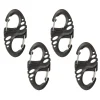 SilverAnt Dual Carabiner - 4 Pack