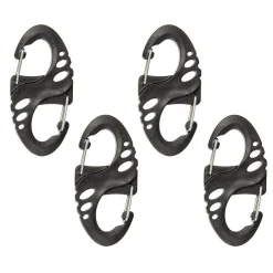 SilverAnt Dual Carabiner - 4 Pack