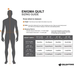 Enlightened Equipment Enigma 850FP 30F Down Quilt with Draft Collar