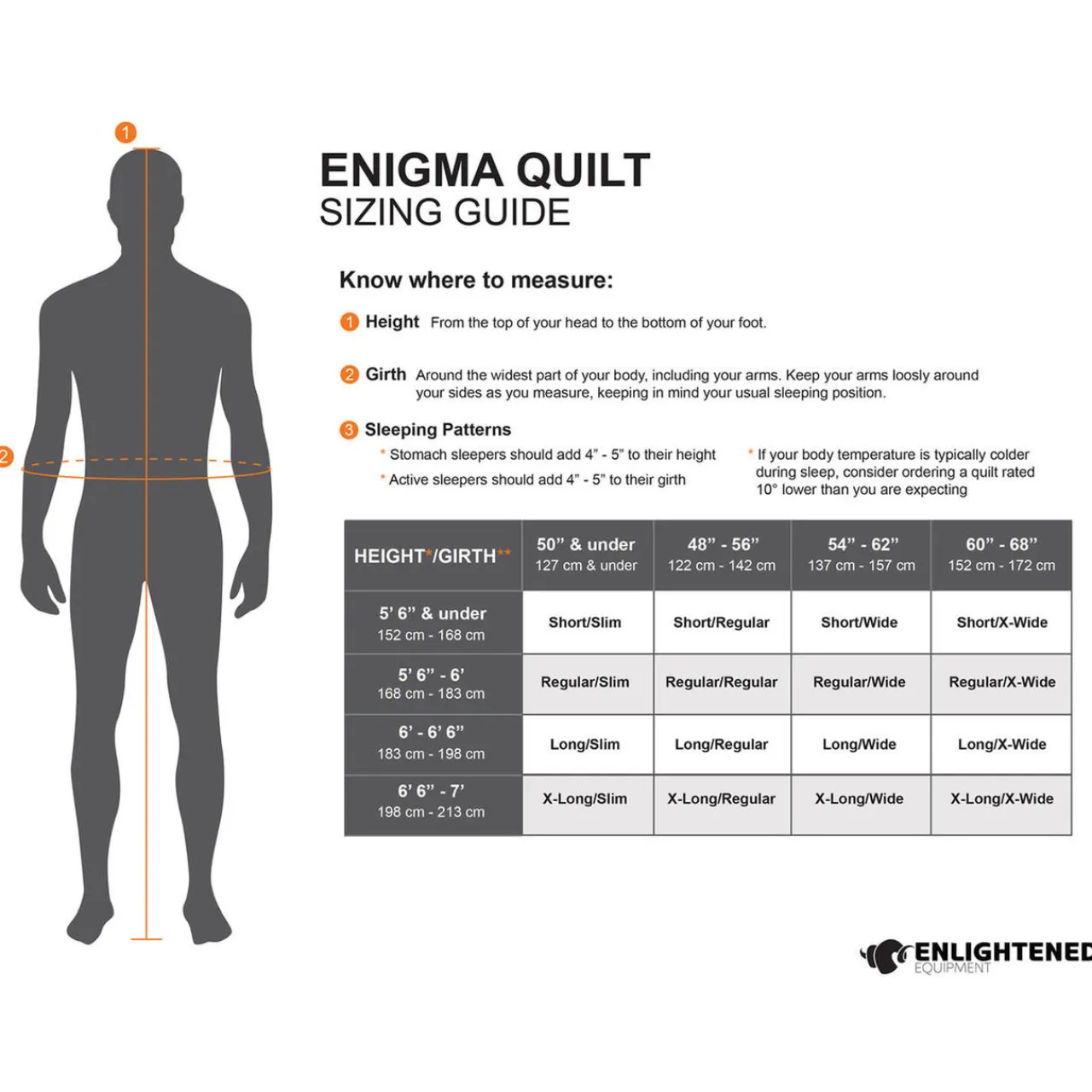 Enlightened Equipment Enigma 850FP 10F Down Quilt with Draft Collar