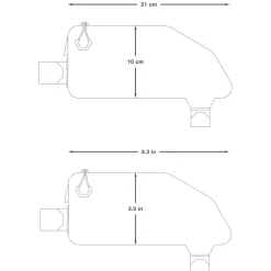 Apidura Expedition Top Tube Pack 1L