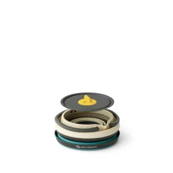 Sea to Summit Frontier UL Collapsible Kettle Cook Set - [3 Piece] 1.1L Kettle, Cup & Bowl