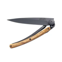 Deejo 27g Knife - Black/Olive Wood
