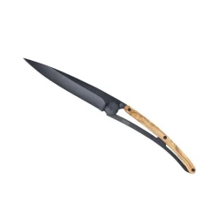 Deejo 27g Knife - Black/Olive Wood