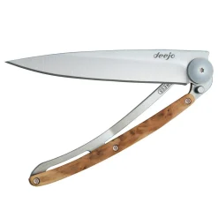 Deejo 37g Knife - Juniper Wood