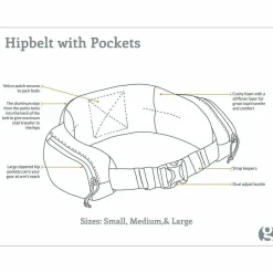 Gossamer Gear Hipbelt with Pockets