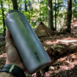 SilverAnt Large Titanium Water Bottle 1500ml - Wide Mouth