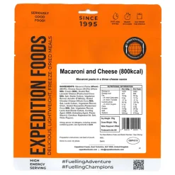 Expedition Foods Macaroni and Cheese (High Energy Serving)