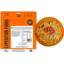Expedition Foods Mexican Chicken Burrito Bowl (High Energy Serving)