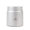 SilverAnt 160ml Titanium Container Tin Case