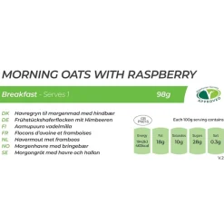 Bla Band Morning Oats with Raspberry