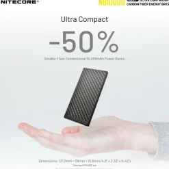 Nitecore NB10000 Gen 2 Power Bank