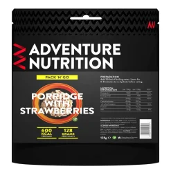 Adventure Nutrition Pack 'N' Go 600 kcal Porridge with Strawberries