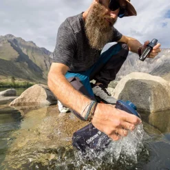 Pure Clear Peak Series Collapsible Squeeze Bottle 1L