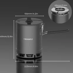 Fire Maple Petrel G3 Ultralight Pot 600ml with Heat Exchanger