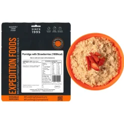 Expedition Foods Porridge with Strawberries (Double Serving)