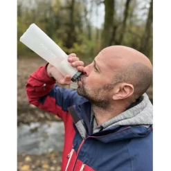 Pure Clear Pure Explore Collapsible Squeeze Water Filter Bottle - 500ml