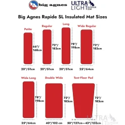 Big Agnes Rapide SL Insulated Regular Sleeping Mat