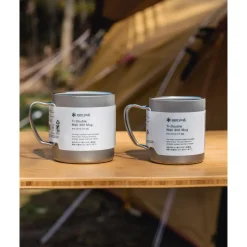 Snow Peak Recycled Titanium Double Wall 450 Mug