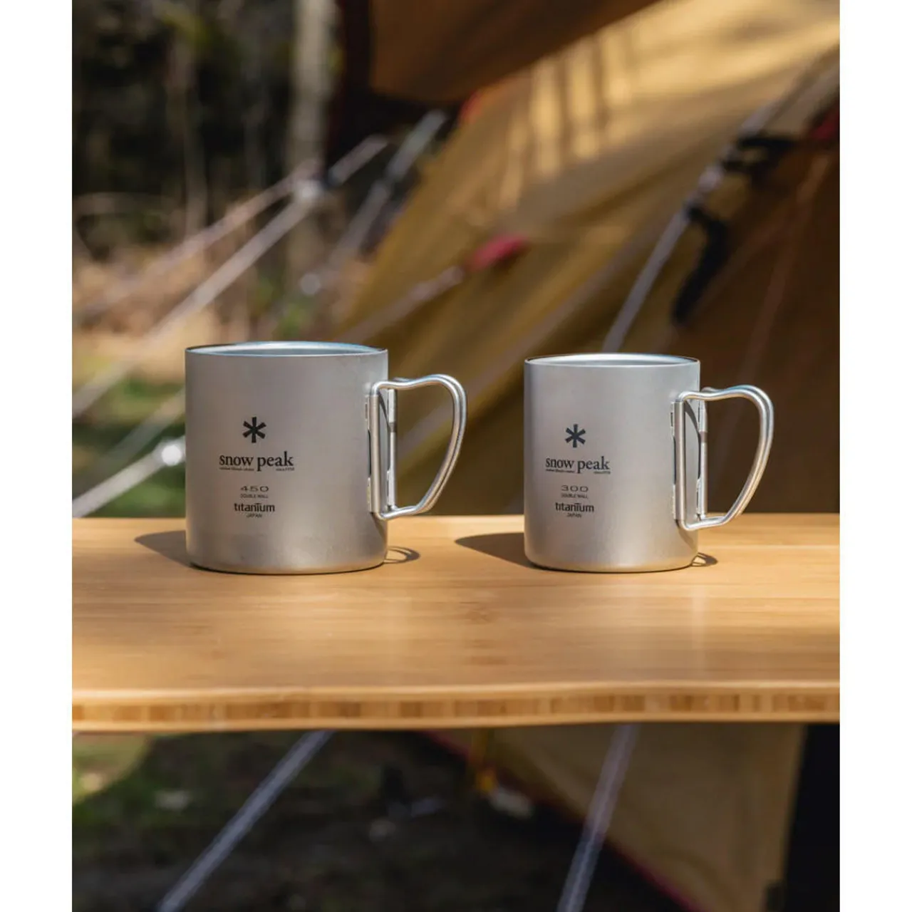 Snow Peak Recycled Titanium Double Wall 450 Mug