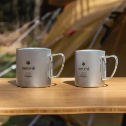 Snow Peak Recycled Titanium Double Wall 300 Mug