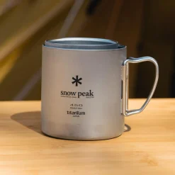 Snow Peak Recycled Titanium Double Wall 300 Mug