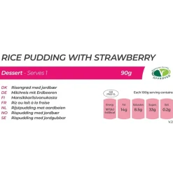Bla Band Rice Pudding with Strawberry
