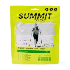 Summit to Eat Salmon and Broccoli Pasta