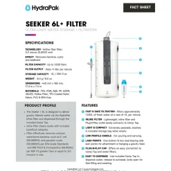 Hydrapak Seeker + Filter 6L