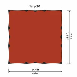 Hilleberg Tarp 20 UL (4.4 m x 4.4 m)